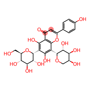 8-beta-L-Arabinopyranosyl-6-beta-D-glucopyranosyl-5,7-dihydroxy-2-(4-hydroxyphenyl)-4H-1-benzopyran-4-one