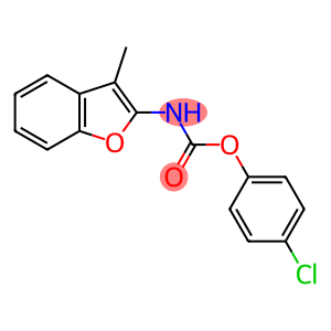 Carbamic acid, (3-methyl-2-benzofuranyl)-, 4-chlorophenyl ester (9CI)