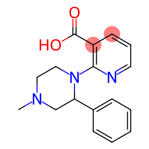 1-(3-Carboxypyrid-2-yl)-2-phenyl-4-methyl-piperazine