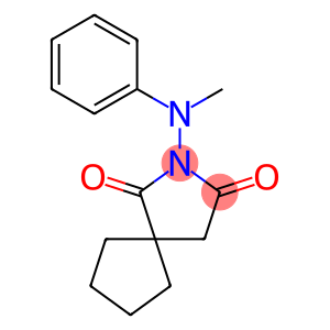 2-Azaspiro[4.4]nonane-1,3-dione,2-(methylphenylamino)-