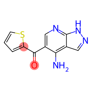Methanone, (4-amino-1H-pyrazolo[3,4-b]pyridin-5-yl)-2-thienyl-