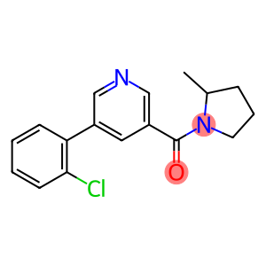 Methanone, [5-(2-chlorophenyl)-3-pyridinyl](2-methyl-1-pyrrolidinyl)-