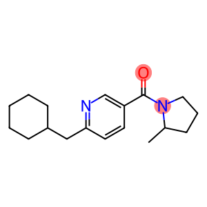 Methanone, [6-(cyclohexylmethyl)-3-pyridinyl](2-methyl-1-pyrrolidinyl)-