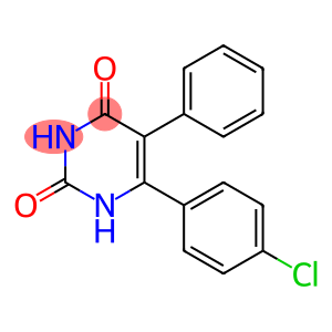 2,4(1H,3H)-Pyrimidinedione, 6-(4-chlorophenyl)-5-phenyl-
