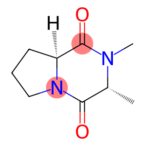 Pyrrolo[1,2-a]pyrazine-1,4-dione, hexahydro-2,3-dimethyl-, (3R-cis)- (9CI)