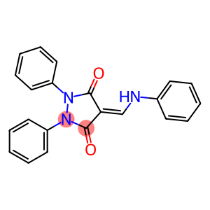 3,5-Pyrazolidinedione, 1,2-diphenyl-4-[(phenylamino)methylene]-