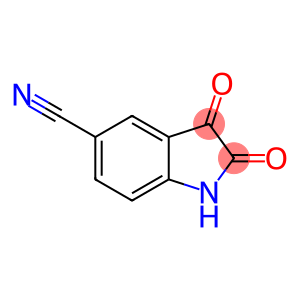 1H-Indole-5-carbonitrile, 2,3-dihydro-2,3-dioxo-