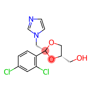 rel-2α*-(1H-Imidazole-1-ylmethyl)-2-(2,4-dichlorophenyl)-1,3-dioxolane-4α*-methanol