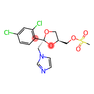 顺式-2-(2,4-二氯苯基)-2-(1H-咪唑-1-甲基)-1,3-二氧戊环-4-甲基甲磺酸酯