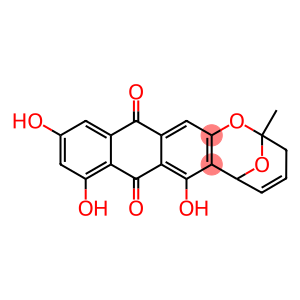 3,6-Dihydro-7,9,11-trihydroxy-2-methyl-2,6-epoxy-2H-anthra[2,3-b]oxocin-8,13-dione