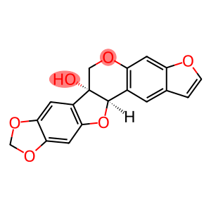 (6aR)-6H-[1,3]Dioxolo[5,6]benzofuro[3,2-c]furo[3,2-g][1]benzopyran-6aβ(12aβH)-ol