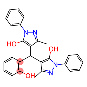 4-[(5-hydroxy-3-methyl-1-phenyl-1H-pyrazol-4-yl)(2-hydroxyphenyl)methyl]-3-methyl-1-phenyl-1H-pyrazol-5-ol