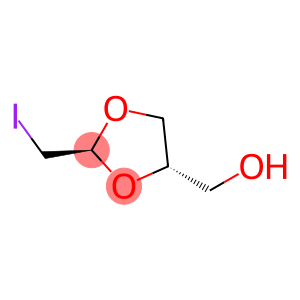 1,3-Dioxolane-4-methanol, 2-(iodomethyl)-, trans- (9CI)