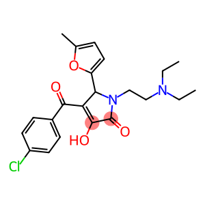 4-(4-chlorobenzoyl)-1-[2-(diethylamino)ethyl]-3-hydroxy-5-(5-methyl-2-furyl)-1,5-dihydro-2H-pyrrol-2-one