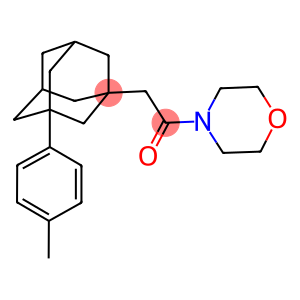 4-{[3-(4-methylphenyl)-1-adamantyl]acetyl}morpholine