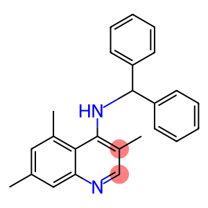 N-Benzhydryl-3,5,7-trimethylquinolin-4-amine