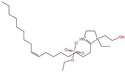 (Z)-1-ethyl-2-(8-heptadecenyl)-4,5-dihydro-1-(2-hydroxyethyl)-1H-imidazolium ethyl sulphate