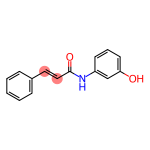 2-Propenamide, N-(3-hydroxyphenyl)-3-phenyl-, (2E)-