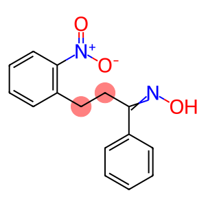 1-Propanone, 3-(2-nitrophenyl)-1-phenyl-, oxime