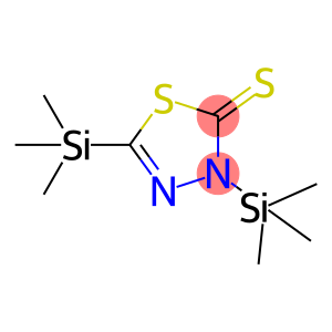1,3,4-Thiadiazole-2(3H)-thione, 3,5-bis(trimethylsilyl)-