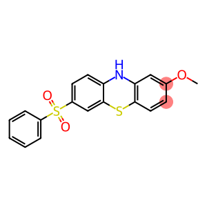 10H-Phenothiazine, 2-methoxy-7-(phenylsulfonyl)-