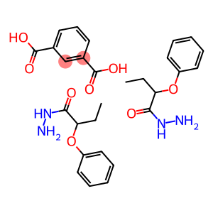 1,3-Benzenedicarboxylic acid, 1,3-bis[2-(1-oxo-2-phenoxybutyl)hydrazide]