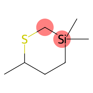 1-Thia-3-silacyclohexane, 3,3,6-trimethyl-
