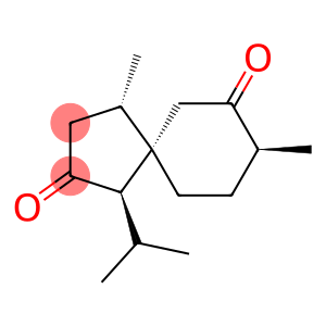[1R-(1ALPHA, 4BETA, 5BETA, 8S*)]-1-异丙基-4,8-二甲基螺[4.5]癸烷-2,7-二酮