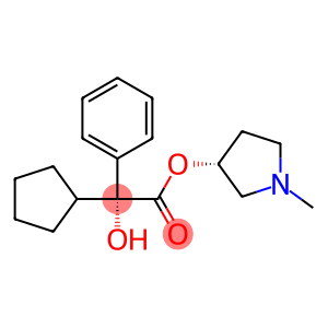 (R)-(R)-1-甲基吡咯烷-3-基 2-环戊基-2-羟基-2-苯基醋酸盐