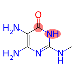 4(3H)-Pyrimidinone, 5,6-diamino-2-(methylamino)-