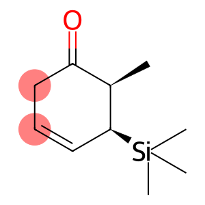 3-Cyclohexen-1-one, 6-methyl-5-(trimethylsilyl)-, cis- (9CI)