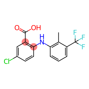 Benzoic  acid,  5-chloro-2-[[2-methyl-3-(trifluoromethyl)phenyl]amino]-