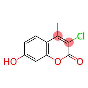 3-氯-7-羟基-4-甲基-2H-苯并吡喃-2-酮