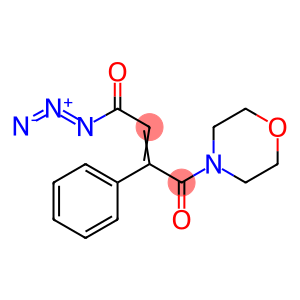 2-Butenoyl azide, 4-(4-morpholinyl)-4-oxo-3-phenyl-