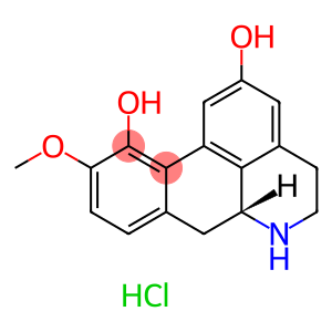 4H-Dibenzo[de,g]quinoline-2,11-diol, 5,6,6a,7-tetrahydro-10-methoxy-, hydrochloride (1:1), (6aR)-