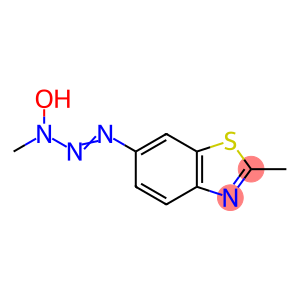 Benzothiazole, 6-(3-hydroxy-3-methyl-1-triazenyl)-2-methyl- (9CI)