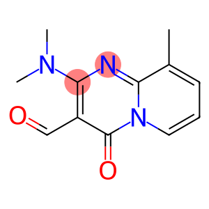 2-DIMETHYLAMINO-9-METHYL-4-OXO-4H-PYRIDO[1,2-A]PYRIMIDINE-3-CARBALDEHYDE