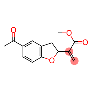 2-Benzofuranacetic acid, 5-acetyl-2,3-dihydro-α-methylene-, methyl ester, (2S)-