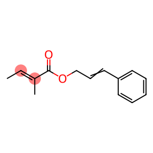 2-Butenoic acid, 2-methyl-, 3-phenyl-2-propen-1-yl ester, (2E)-