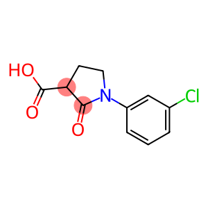 3-Pyrrolidinecarboxylic acid, 1-(3-chlorophenyl)-2-oxo-