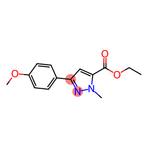 1H-Pyrazole-5-carboxylic acid, 3-(4-methoxyphenyl)-1-methyl-, ethylester