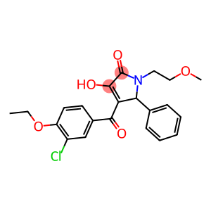 4-(3-chloro-4-ethoxybenzoyl)-3-hydroxy-1-(2-methoxyethyl)-5-phenyl-1,5-dihydro-2H-pyrrol-2-one