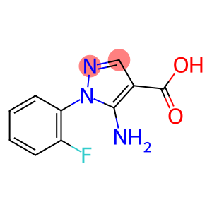 5-amino-1-(2-fluorophenyl)-4-pyrazolecarboxylic acid