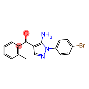 (5-AMINO-1-(4-BROMOPHENYL)-1H-PYRAZOL-4-YL)(O-TOLYL)METHANONE