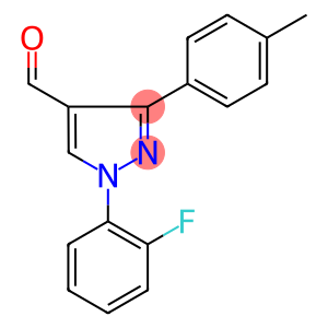 1-(2-FLUOROPHENYL)-3-P-TOLYL-1H-PYRAZOLE-4-CARBALDEHYDE