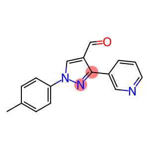 3-(PYRIDIN-3-YL)-1-P-TOLYL-1H-PYRAZOLE-4-CARBALDEHYDE