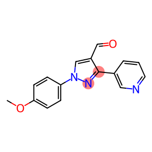 1-(4-METHOXYPHENYL)-3-(PYRIDIN-3-YL)-1H-PYRAZOLE-4-CARBALDEHYDE