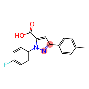 1-(4-FLUOROPHENYL)-3-P-TOLYL-1H-PYRAZOLE-5-CARBOXYLIC ACID