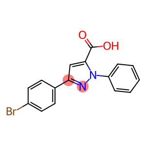 3-(4-BROMOPHENYL)-1-PHENYL-1H-PYRAZOLE-5-CARBOXYLIC ACID