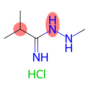 Propanimidic acid, 2-methyl-, 2-methylhydrazide, monohydrochloride